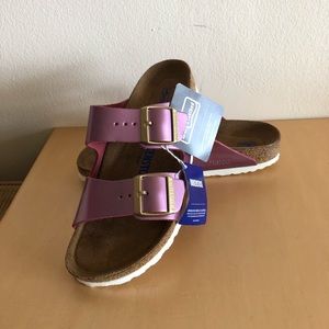 NWT BIRKENSTOCK soft footed soil slippers, size 38.